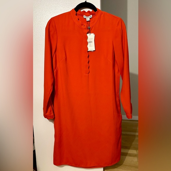 Whistles Dresses & Skirts - Whistles UK red shift dress- size 2
